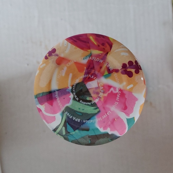 Corkcicle 24 oz Yellow  Hydraflow 30 oz Capri Floral Travel Tumbler Cold CUP - Picture 11 of 15